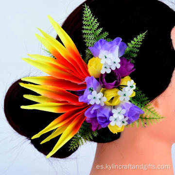 Bird of Paradise &amp; Jasmine Flower Hair Cleth